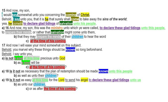Book of Mormon Chiasmus Alma 39 15-19